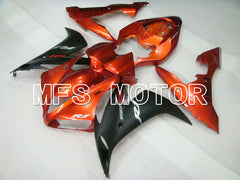 Carénage ABS injecté Yamaha YZF-R1 2004-2006 - Style usine - Noir Orange - MFS3321