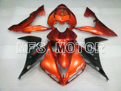 Carénage ABS injecté Yamaha YZF-R1 2004-2006 - Style usine - Noir Orange - MFS3321