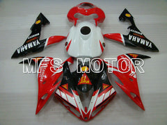 Yamaha YZF-R1 2004-2006 Injection ABS verkleidung - Santander - Rot Weiß - MFS3327