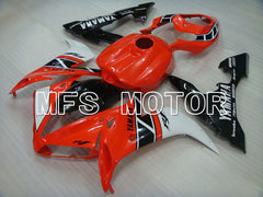 Yamaha YZF-R1 2004-2006 Injection ABS verkleidung - Factory Style - Schwarz Orange - MFS3334