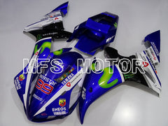 Yamaha YZF-R1 2002-2003 Injection ABS verkleidung - Movistar - Blau - MFS3348