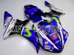 Yamaha YZF-R1 2002-2003 Injection ABS verkleidung - Movistar - Blau - MFS3348