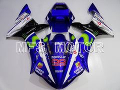 Yamaha YZF-R1 2002-2003 Injection ABS verkleidung - Movistar - Blau - MFS3348