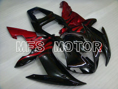 Yamaha YZF-R1 2002-2003 Injection ABS Fairing - Factory Style - Black Red wine color - MFS3352