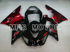 Yamaha YZF-R1 1998-1999 Injection ABS Fairing - Factory Style - Black Red - MFS3376