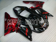 Yamaha YZF-R1 1998-1999 Injection ABS Fairing - Factory Style - Black Red - MFS3376