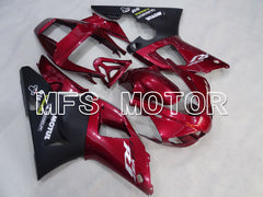 Yamaha YZF-R1 1998-1999 Injection ABS Fairing - Factory Style - Black Red wine color - MFS3394
