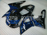 Yamaha YZF-R1 1998-1999 Injection ABS Fairing - Flame - Black Blue - MFS3412