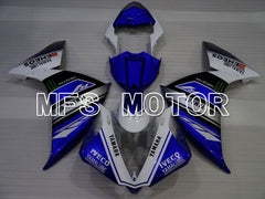 Yamaha YZF-R1 2009-2011 Injection ABS Fairing - Monster - White Blue - MFS3439