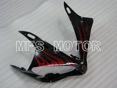 Yamaha YZF-R1 2007-2008 Injection ABS Fairing - Flame - Black Red - MFS3441