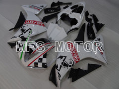 Carénage ABS Injection Yamaha YZF-R1 2009-2011 - ABARTH - Noir Blanc - MFS3447
