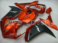 Yamaha YZF-R1 2007-2008 Injection ABS Fairing - Factory Style - Black Orange - MFS3451