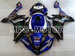 Yamaha YZF-R1 2007-2008 Injection ABS Fairing - Monster - Black Blue - MFS3461