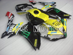 Yamaha YZF-R1 2007-2008 Injection ABS Fairing - Monster - Black Yellow - MFS3465