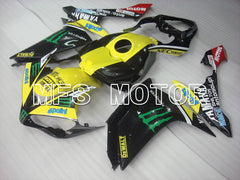 Yamaha YZF-R1 2007-2008 Injection ABS Fairing - Monster - Black Yellow - MFS3465