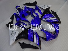 Yamaha YZF-R1 2012-2014 Einspritz-ABS-Verkleidung - Factory Style - Schwarz Blau - MFS3470