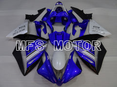 Yamaha YZF-R1 2012-2014 Einspritz-ABS-Verkleidung - Factory Style - Schwarz Blau - MFS3470