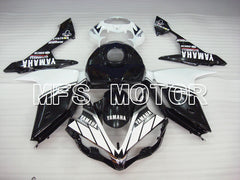 Yamaha YZF-R1 2007-2008 Injection ABS Fairing - Factory Style - Black White - MFS3472