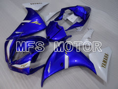 Yamaha YZF-R1 2012-2014 Injection ABS verkleidung - Factory Style - Weiß Blau - MFS3473