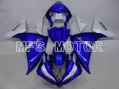 Yamaha YZF-R1 2012-2014 Injection ABS verkleidung - Factory Style - Weiß Blau - MFS3473