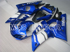 Yamaha YZF-R6 1998-2002 Injection ABS verkleidung - Factory Style - Blau Weiß - MFS3477