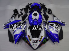 Yamaha YZF-R1 2007-2008 Injection ABS Fairing - Monster - Blue White - MFS3494