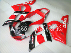 Yamaha YZF-R6 1998-2002 Injection ABS verkleidung - Factory Style - Schwarz Rot - MFS3496