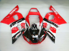 Yamaha YZF-R6 1998-2002 Injection ABS verkleidung - Factory Style - Schwarz Rot - MFS3496