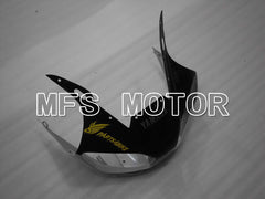 Yamaha YZF-R6 1998-2002 Injection ABS verkleidung - Factory Style - Schwarz Silber - MFS3498