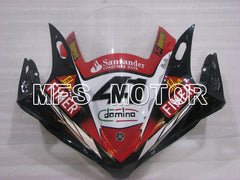 Yamaha YZF-R1 2007-2008 Injection ABS verkleidung - Santander - Weiß Rot - MFS3500