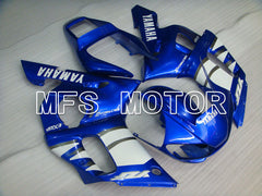 Yamaha YZF-R6 1998-2002 Injection ABS verkleidung - Factory Style - Blau Weiß - MFS3503