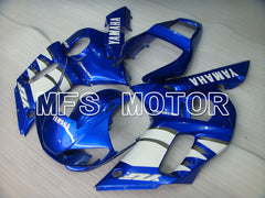 Yamaha YZF-R6 1998-2002 Injection ABS verkleidung - Factory Style - Blau Weiß - MFS3503