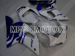 Yamaha YZF-R6 1998-2002 Injection ABS verkleidung - Factory Style - Blau Weiß - MFS3517