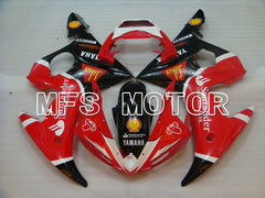 Yamaha YZF-R6 2003-2004 Injection ABS Fairing - Santander - Red Black - MFS3518