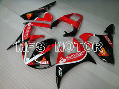 Yamaha YZF-R6 2003-2004 Injection ABS Fairing - Santander - Red Black - MFS3522