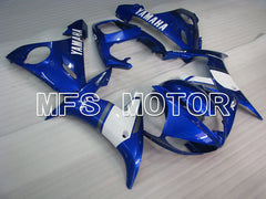 Carénage ABS injecté Yamaha YZF-R6 2003-2004 - Style usine - Bleu Blanc - MFS3528