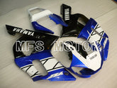 Yamaha YZF-R6 1998-2002 Injection ABS verkleidung - Factory Style - Blau Weiß - MFS3536