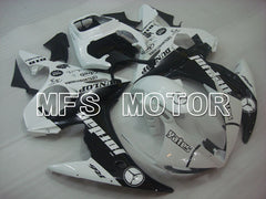 Carénage ABS injecté Yamaha YZF-R6 2003-2004 - Jordan - Blanc Noir - MFS3540