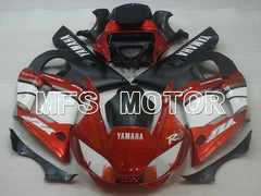 Carénage ABS injecté Yamaha YZF-R6 1998-2002 - Style usine - Noir Rouge Blanc - MFS3542