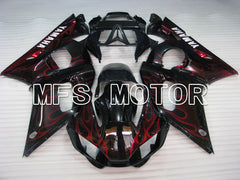 Yamaha YZF-R6 1998-2002 Injection ABS Fairing - Flame - Black Red - MFS3543