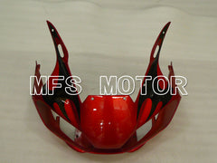 Carénage ABS injecté Yamaha YZF-R6 1998-2002 - Style usine - Couleur vin rouge noir - MFS3550