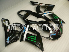 Yamaha YZF-R6 1998-2002 Injection ABS Fairing - Monster - Black - MFS3564