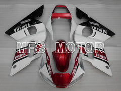 Yamaha YZF-R6 1998-2002 Injection ABS verkleidung - Factory Style - Rot Weiß - MFS3573