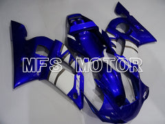 Yamaha YZF-R6 1998-2002 Injection ABS verkleidung - Factory Style - Blau Weiß - MFS3584
