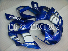 Yamaha YZF-R6 1998-2002 Injection ABS verkleidung - Factory Style - Blau Weiß - MFS3585