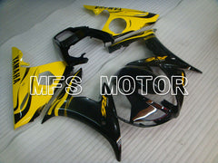 Carénage ABS injecté Yamaha YZF-R6 2003-2004 - Style usine - Jaune Noir - MFS3586