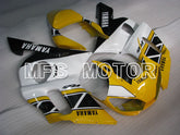 Carénage ABS injecté Yamaha YZF-R6 1998-2002 - Style usine - Noir Blanc Jaune - MFS3588