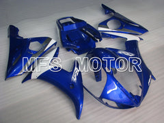 Carénage ABS injecté Yamaha YZF-R6 2003-2004 - Style usine - Bleu Blanc - MFS3594