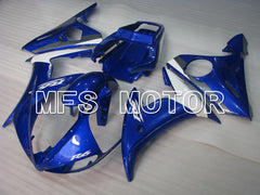 Carénage ABS injecté Yamaha YZF-R6 2003-2004 - Style usine - Bleu Blanc - MFS3594