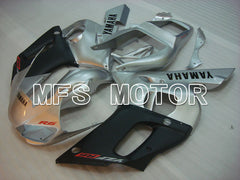 Yamaha YZF-R6 1998-2002 Injection ABS Verkleidung - Factory Style - Schwarz Silber - MFS3599
